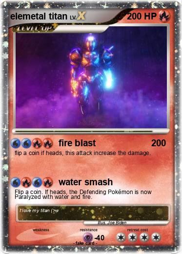 Pokemon elemetal titan