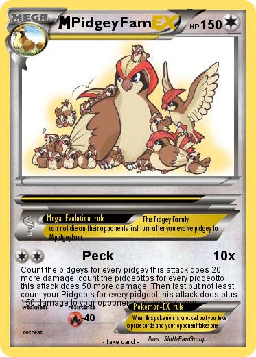 Pokemon PidgeyFam