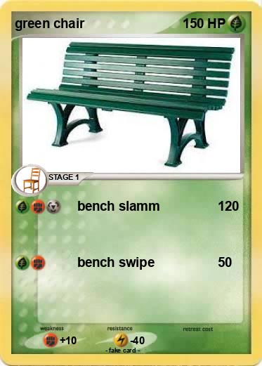Pokemon green chair