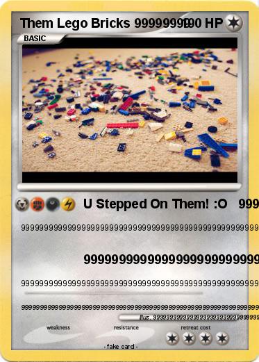 Pokemon Them Lego Bricks 99999999