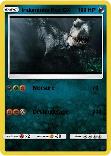 Pokemon Indominus Rex GX