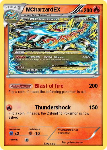 Pokemon MCharzardEX