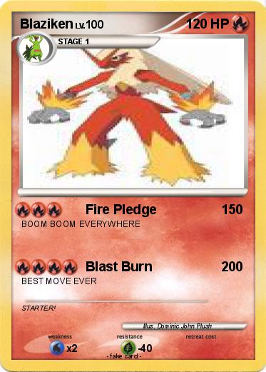 Pokemon Blaziken
