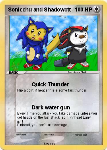 Pokemon Sonicchu and Shadowott