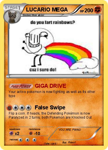 Pokemon LUCARIO MEGA