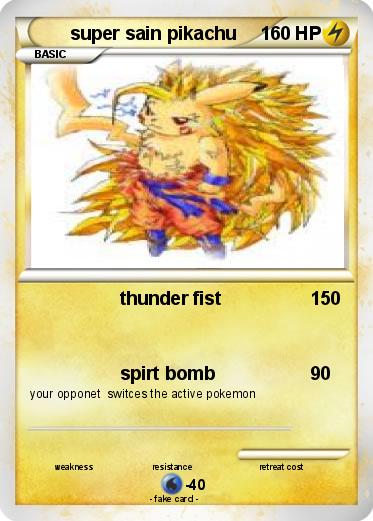 Pokemon super sain pikachu