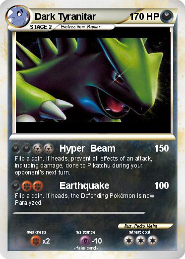 Pokemon Dark Tyranitar