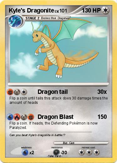 Pokemon Kyle's Dragonite