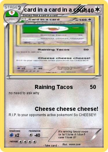 Pokemon card in a card in a card