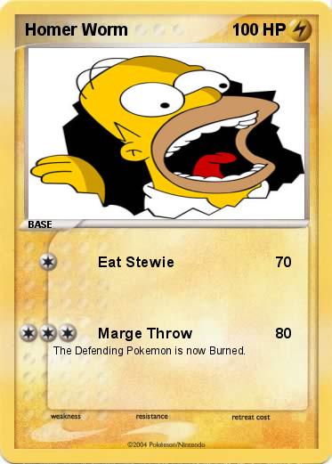 Pokemon Homer Worm