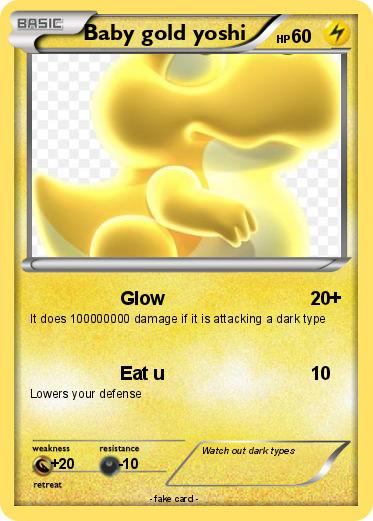 Pokemon Baby gold yoshi