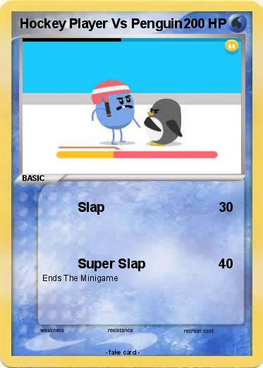 Pokemon Hockey Player Vs Penguin