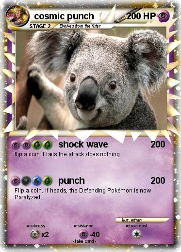 Pokemon cosmic punch