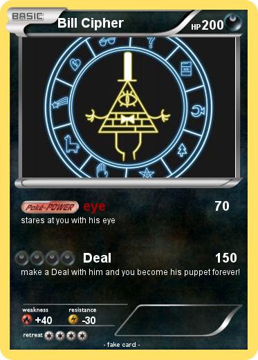 Pokemon Bill Cipher