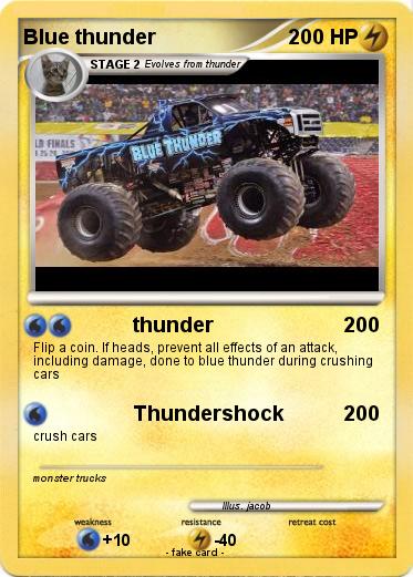 Pokemon Blue thunder