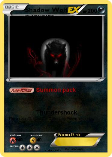 Pokemon Shadow Wolf