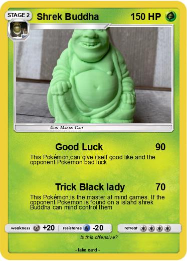 Pokemon Shrek Buddha