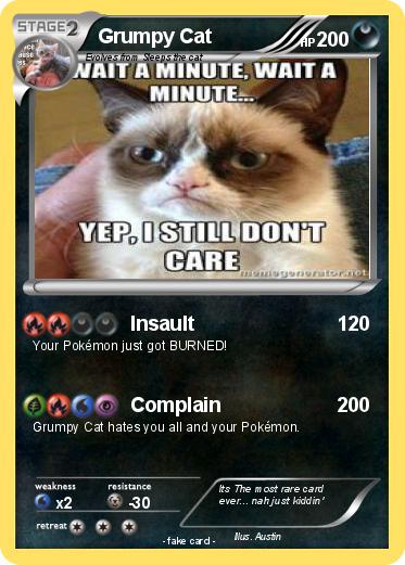 Pokemon Grumpy Cat