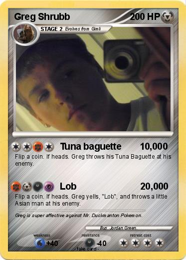 Pokemon Greg Shrubb