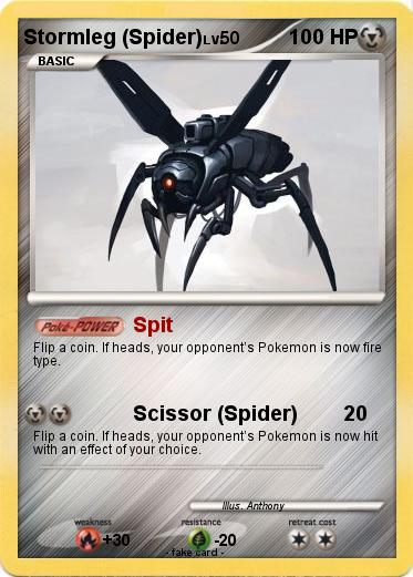 Pokemon Stormleg (Spider)