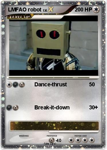 Pokemon LMFAO robot