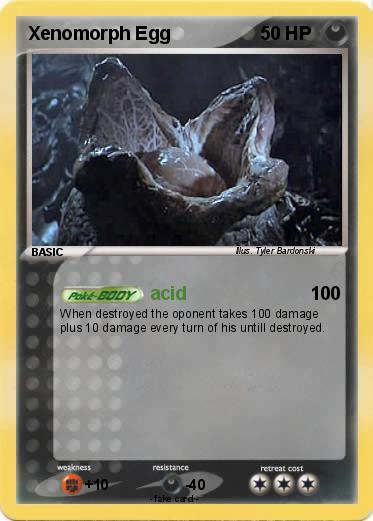 Pokemon Xenomorph Egg