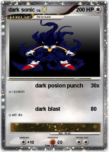 Pokemon dark sonic