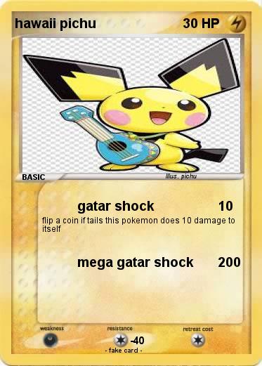 Pokemon hawaii pichu