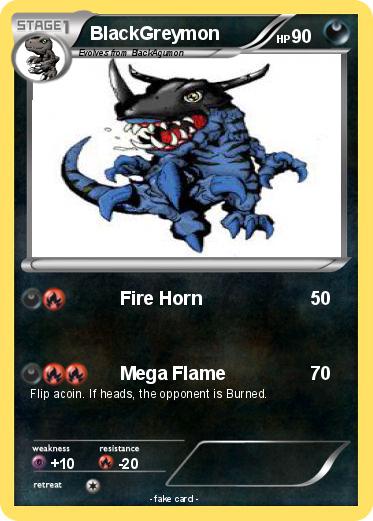 Pokemon BlackGreymon