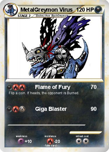 Pokemon MetalGreymon Virus