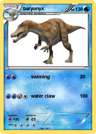Pokemon baryonyx
