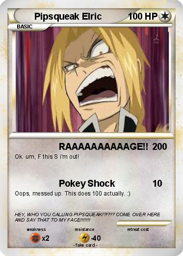 Pokemon Pipsqueak Elric