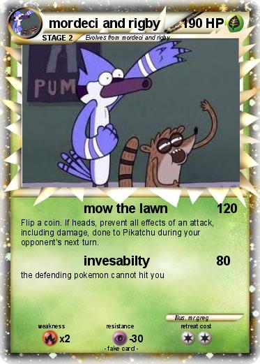 Pokemon mordeci and rigby