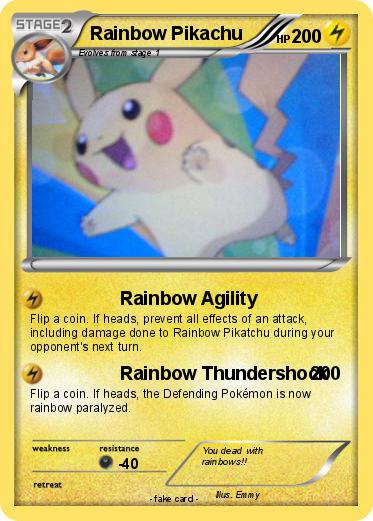 Pokemon Rainbow Pikachu
