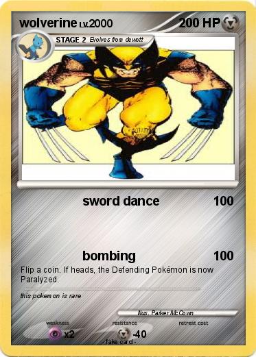 Pokemon wolverine