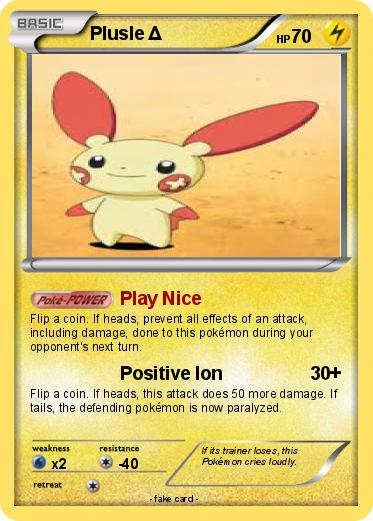 Pokemon Plusle Δ