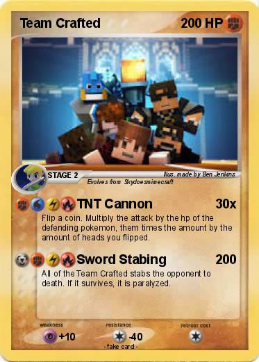 Pokemon Team Crafted