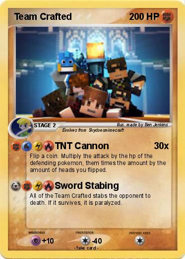 Pokemon Team Crafted