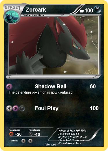 Pokemon Zoroark