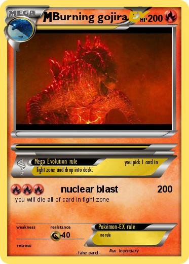 Pokemon Burning gojira