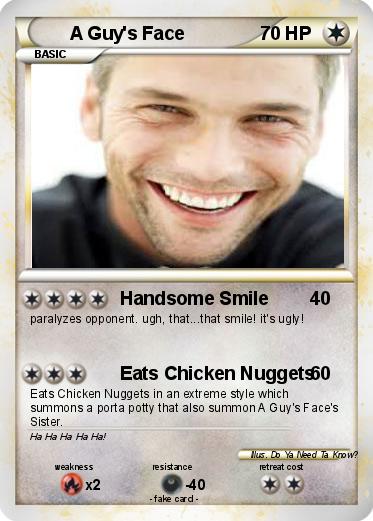 Pokemon A Guy's Face