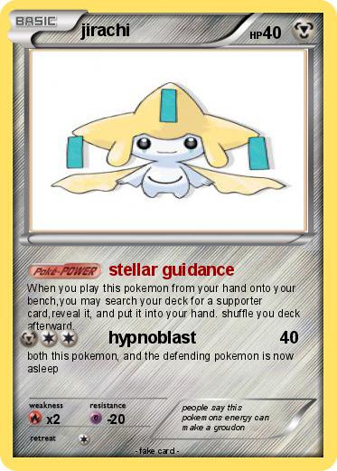 Pokemon jirachi