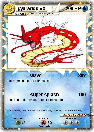 Pokemon gyarados EX