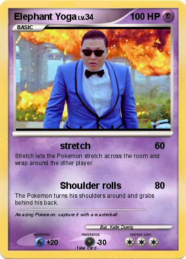 Pokemon Elephant Yoga
