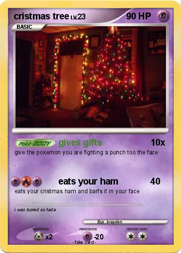 Pokemon cristmas tree