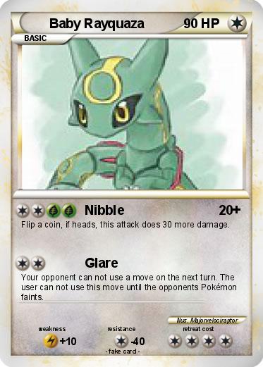 Pokemon Baby Rayquaza