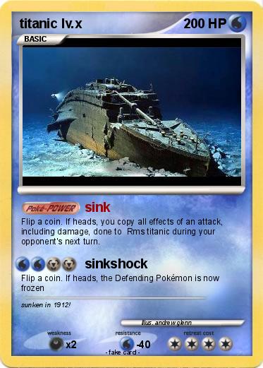 Pokemon titanic lv.x