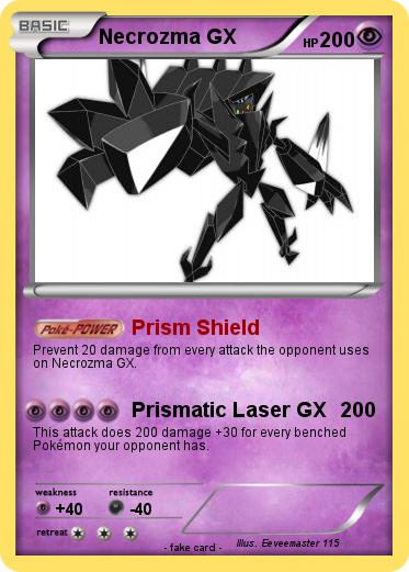 Pokemon Necrozma GX