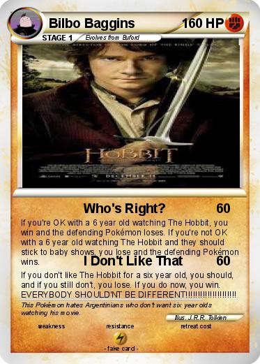 Pokemon Bilbo Baggins