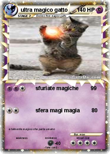 Pokemon ultra magico gatto